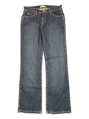 Wrangler Cash Cowgirl Cut Jeans Women 5/6x30 Blue Denim Bootcut Riding Denim NWT